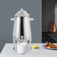 Beverage Dispenser Hot Drink Dispenser Coffee Dispenser with Stand & Fuel Holder