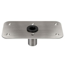 CLLOMAGY Boat Seat Base Mount 1pack 4x8 Stainless Steel, Metallic