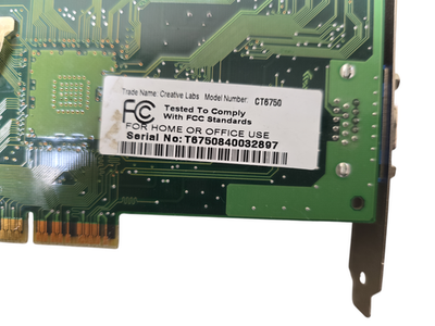 Creative CT6750 3D BLASTER BANSHEE 現状にて Creative 3D Blaster Banshee CT6750 3Dfx Voodoo Banshee 16Mb AGP | eBay