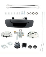 Rear Tailgate Latch Rebuild Kit Handle Bezel Fits 02-09 Dodge Ram 1500 2500 3500