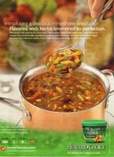 2008 Healthy Choice Soups Original Print Ad Conagra Foods