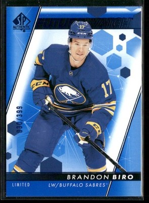 2022-23 SP Authentic - Future Watch Brandon Biro #177 Limited Blue /399 (RC)