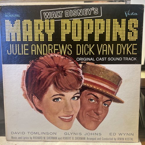 Mary Poppins, Julie Andrews, Dick Van Dyke, 1964 Vinyl LP Ultraschallreinigung Sehr guter Zustand + - Bild 1 von 8