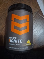 MTN OPS Ignite Pinapple Large Jar Energy Drink Powder 20.6oz 45 Servings Sale 