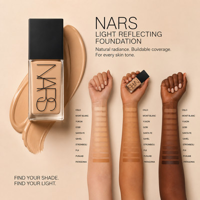 NARS LIGHT REFLECTING Foundation Medium 1 PUNJAB 30ml/1oz  NEW