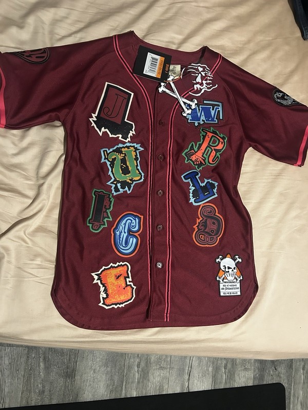 Juice WRLD Fighting Demons Baseball Jersey, size S #juicewrld #baseball
