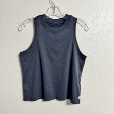 Vuori Energy Top Womens XS Gray Ultra Soft Tank High Neck Performance