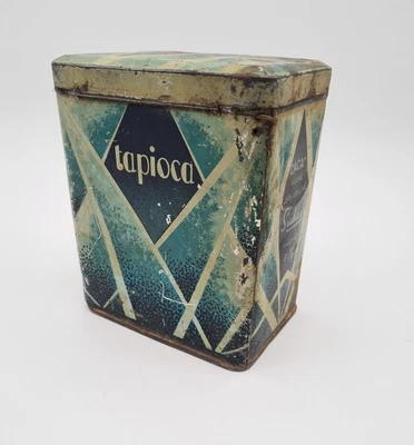 Ancienne Boîte Métal Suchard, Cacao Tapioca - Déco Cuisine Rétro Vintage - E30 - Photo 1/4