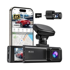 REDTIGER 4K Dash Cam Front and Rear, STARVIS 2 Sensor, 64GB Card In... Fast Ship