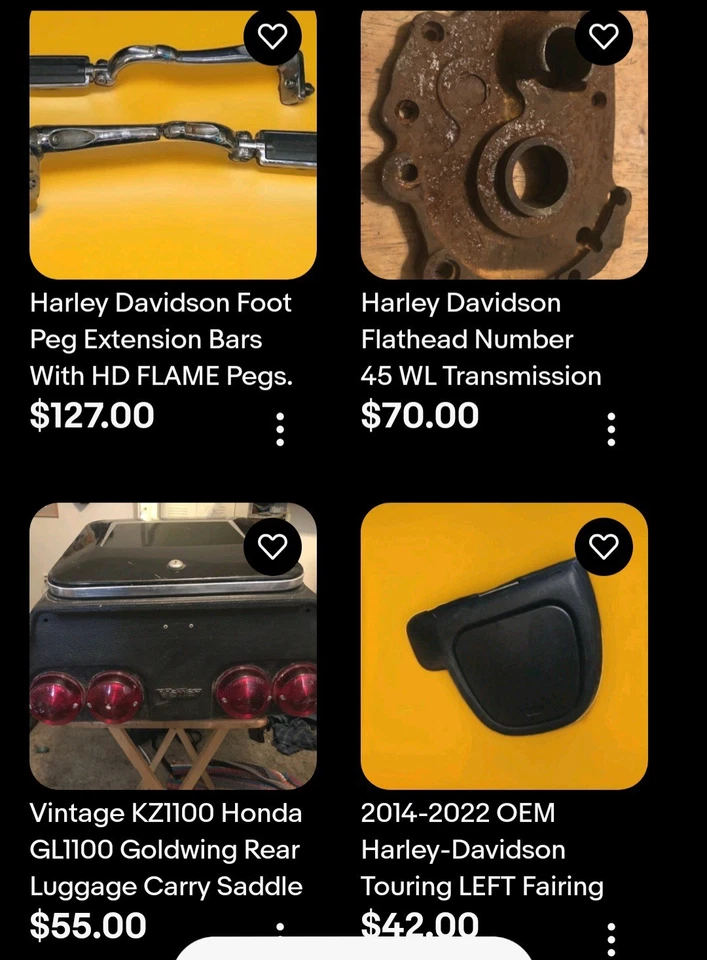 Harley Motorcycle Parts Lot Tons Of Parts Chopper Bagger Vintage  - Image 3 of 4