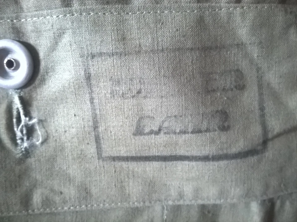 Toile de tente poncho militaire armée française guerre Algérie - Photo 3/3