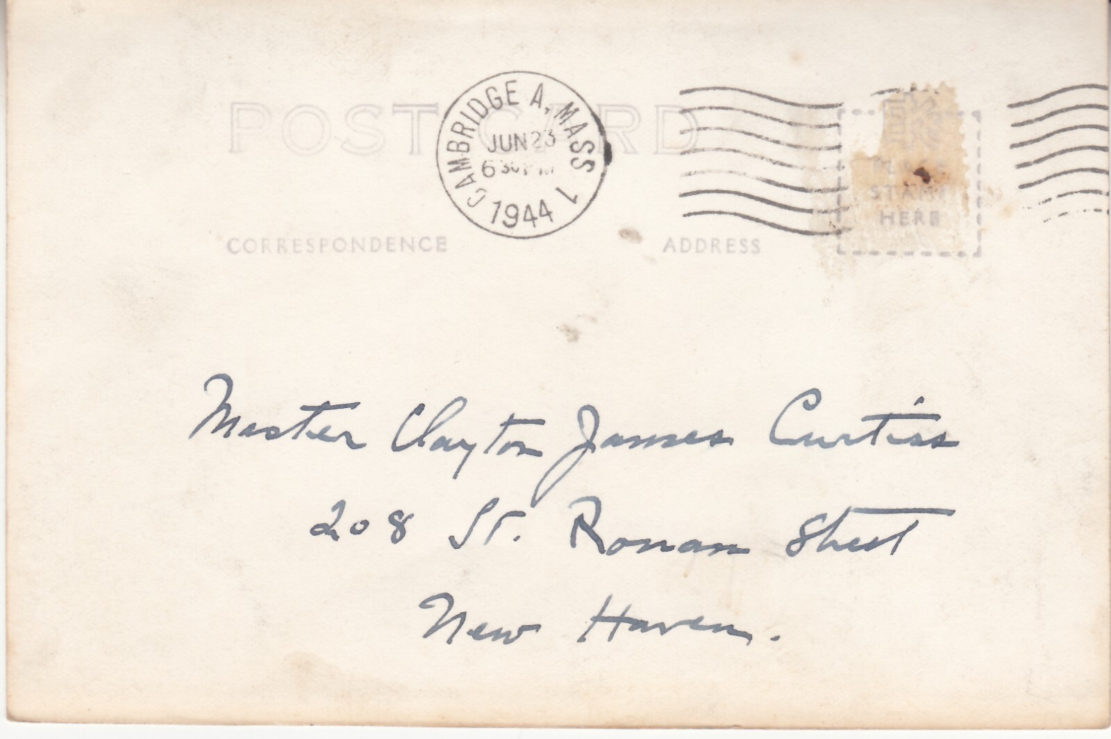 Harvard University Cabot House Cabot Hall. Cambridge Massachusetts, 1944 eBay