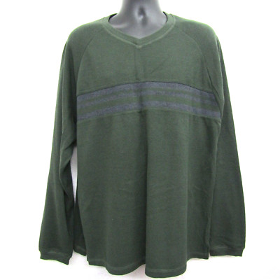 Austin Clothing Co. Sweatshirt Mens XL Green Long Sleeve VNeck Make in Swaziland