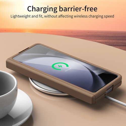 For Samsung Galaxy Z Fold6 Fold7 Fold5 4 Tempered Glass Hinge 360 Case Cover+Pen - Afbeelding 8 van 18