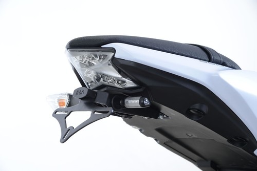 R&G PORTATARGA COMPATIBILE PER KAWASAKI NINJA 650 2017 > 2023 LP0214BK NERO - Foto 8 di 8