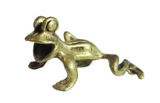Figurine statuette grenouille décoration collection bronze