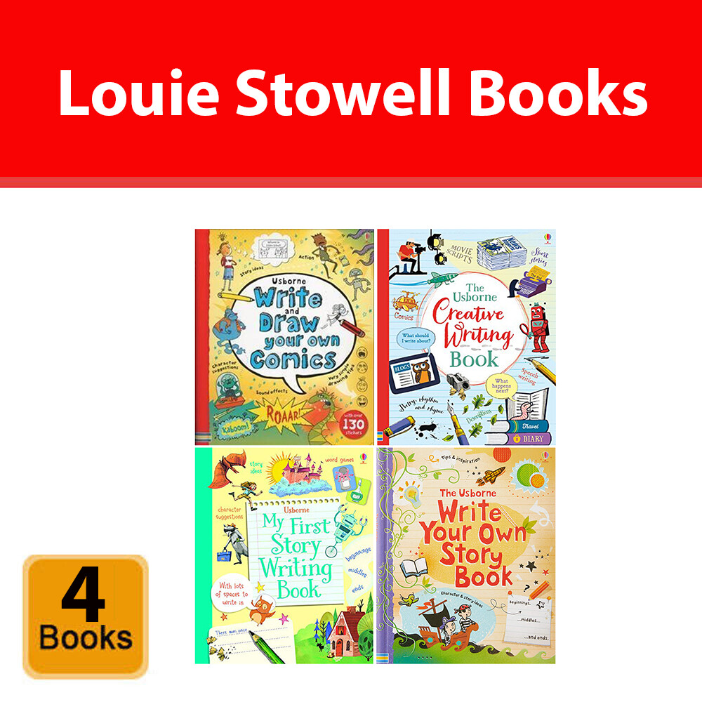 Louie Stowell 4 Books Collection Set Writing Reference Spiral bound NEW