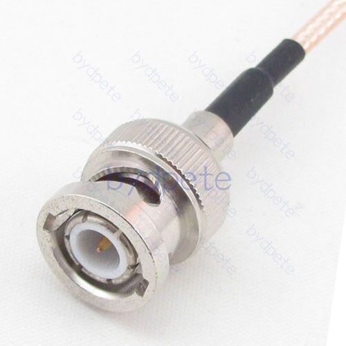 BNC Male to Male plug M RG316-D Double Shield braid RF Coax Pigtail 50ohm Cable - Picture 4 of 5