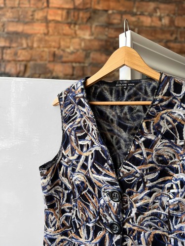 Gilet Dolce Vita vintage da donna premium raro - Foto 2 di 9