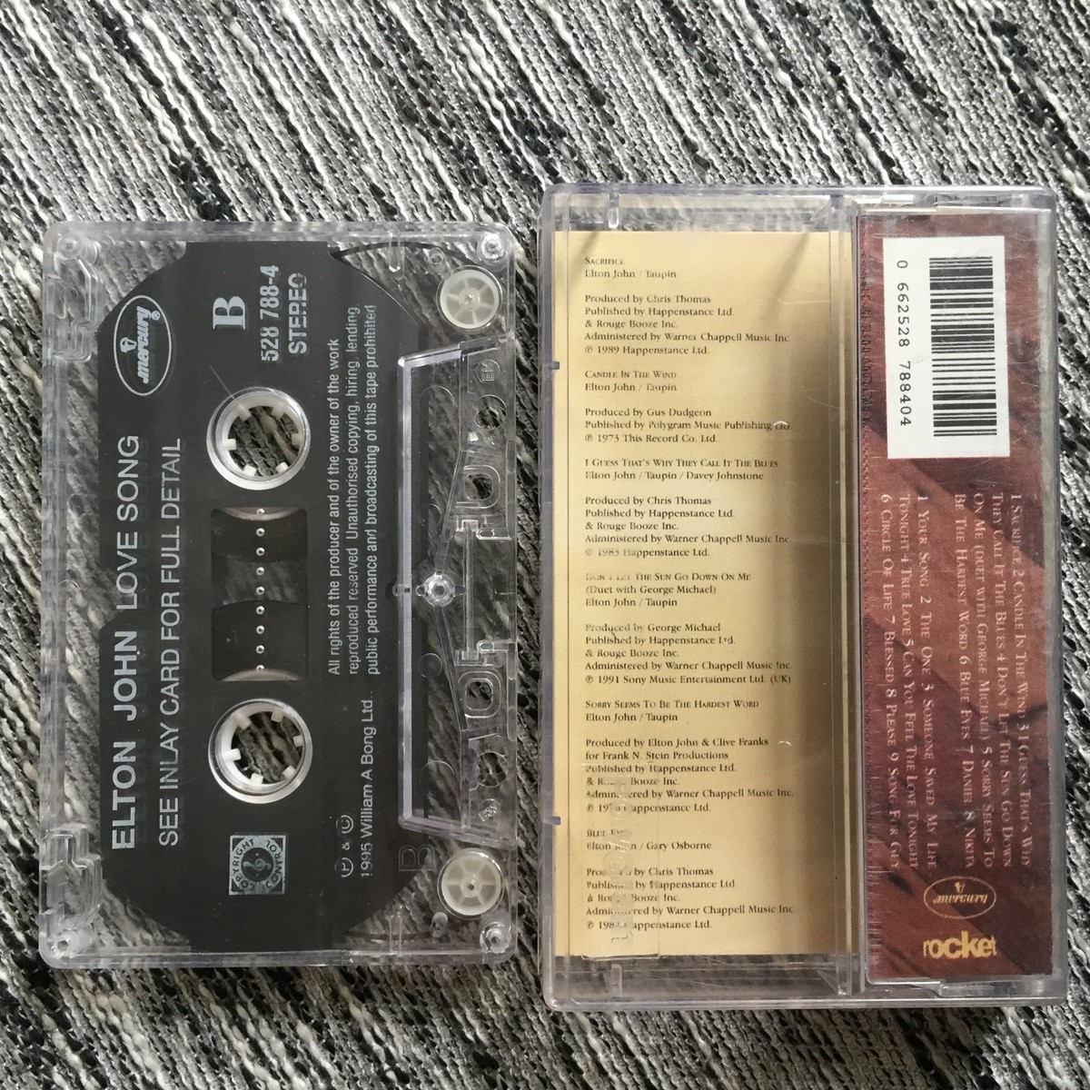 Elton John Love Songs Compilation album (Mercury 1995) Audio