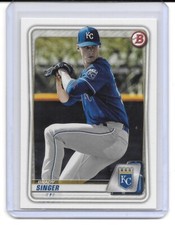 2020 Bowman Paper Prospects Baseball #BP42 Brady Singer RC (Royals)