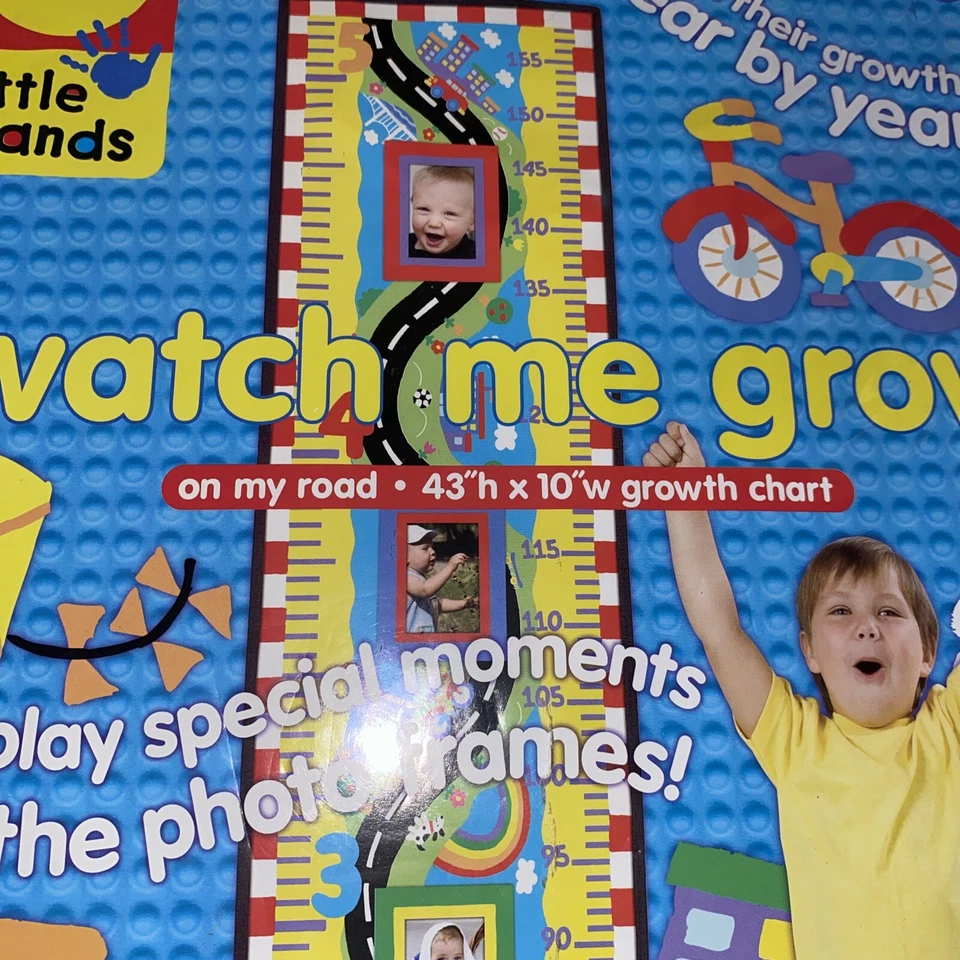 Tabla de pared de crecimiento fotográfico Watch Me Grow Kids “On My Road” 43"h X 10"w Foto 4 de 4