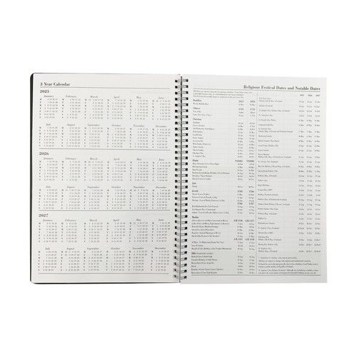 Academic 2025-2026 Wiro Diary Weekly A5, A4 School Office 18 Months Mid Year - Picture 45 of 50