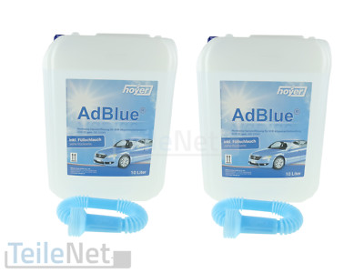 (1,75 EUR/l) 2x 10 Liter Hoyer AdBlue  Kanister Harnstofflösung Harnstoff SCR