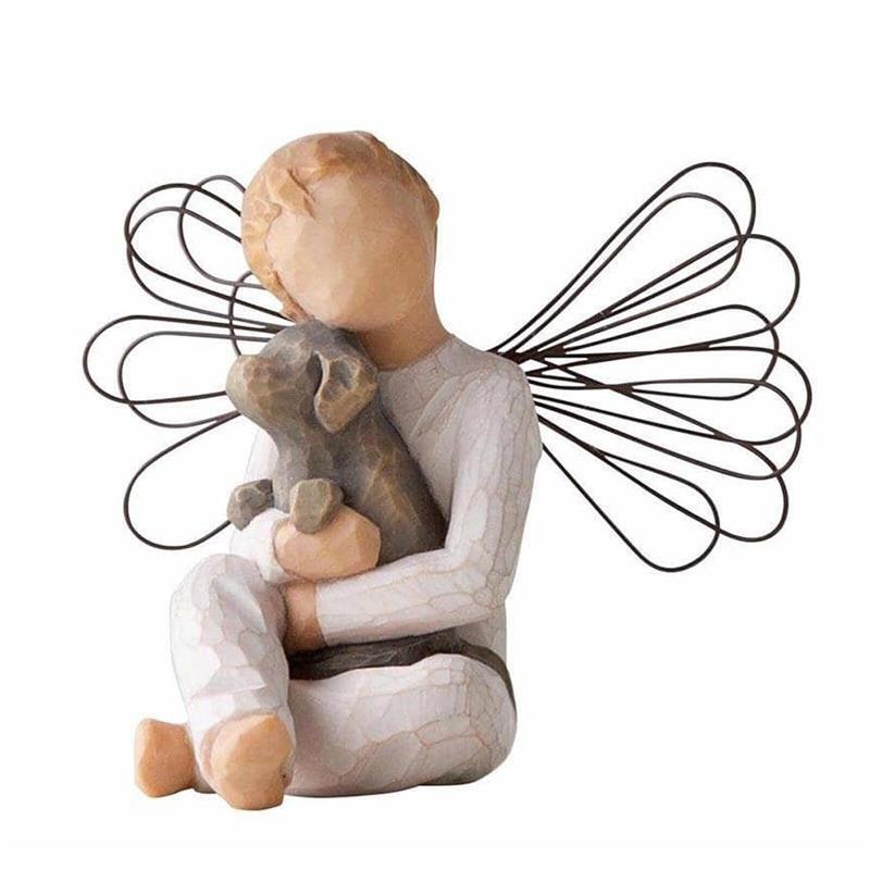 Willow Tree Angel Of Friendship Figures Women Kids Dog Cats Sculpture