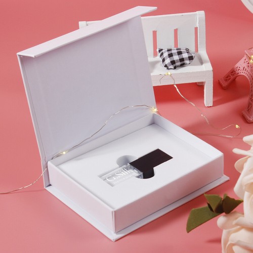 Wedding Custom Crystal Gift Box USB Flash Drive 64GB Free Logo Pen Drive 32G 16G - 第 11/20 張圖片