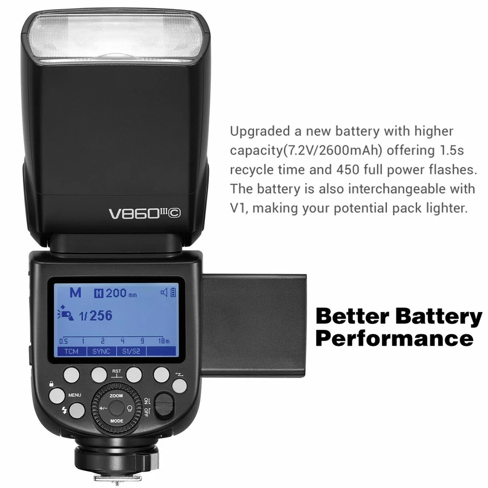 Godox V860III-S Wireless Camera Flash Speedlite 2.4G TTL Li-ion Battery for Sony - Image 4 of 4