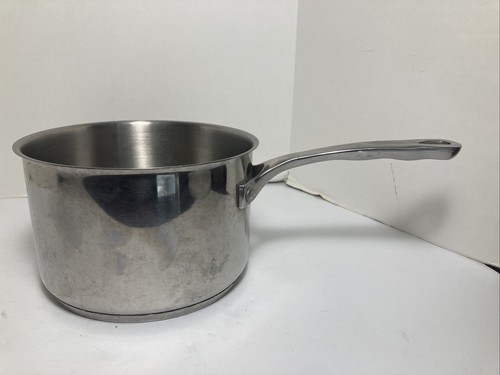 Princess House 18/10 Stainless Steel 3 Qt Quart Saucepan NO LID - Picture 5 of 10