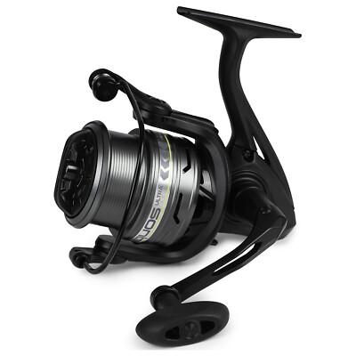 Matrix Aquos Ultra Fishing Reel Spinning Reel Reel with Front Brake Black