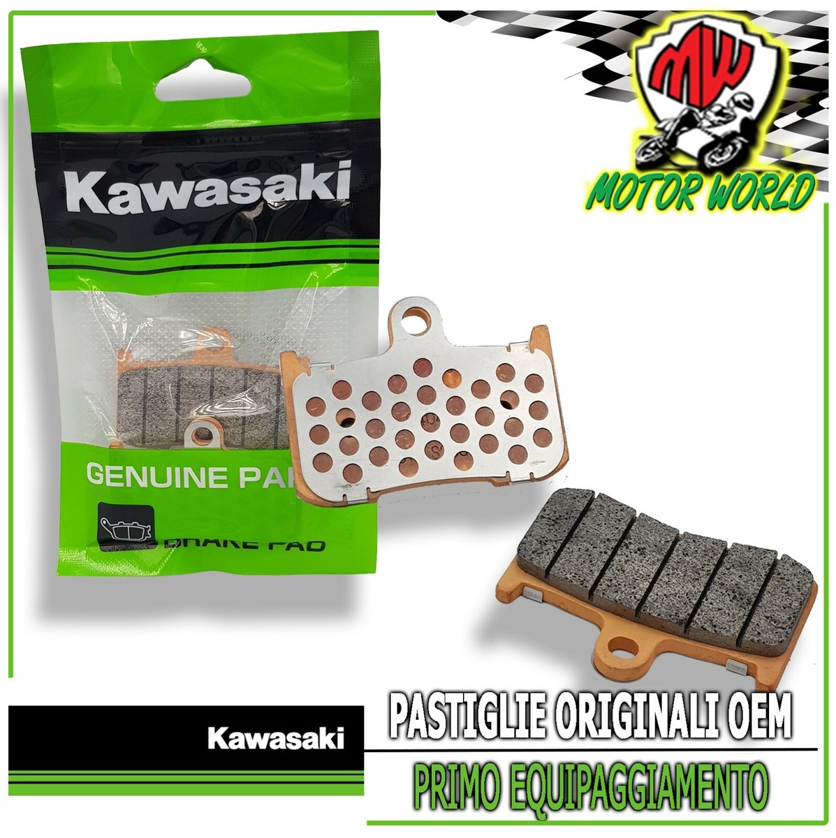 43082-0129 Front Brake Pads Genuine OEM Kawasaki Z E ABS 800