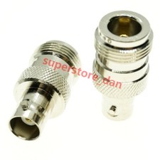 1Pcs N female jack to BNC female straight RF coaxial connector F/F adapter