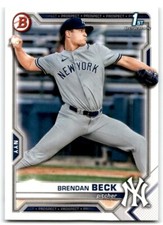 2021 BOWMAN DRAFT BRENDAN BECK NEW YORK YANKEES #BD-118