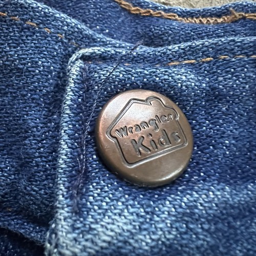 Vintage Kids Wrangler Jeans 2T Dark Wash Denim Made In USA 80s 90s - Picture 5 of 11