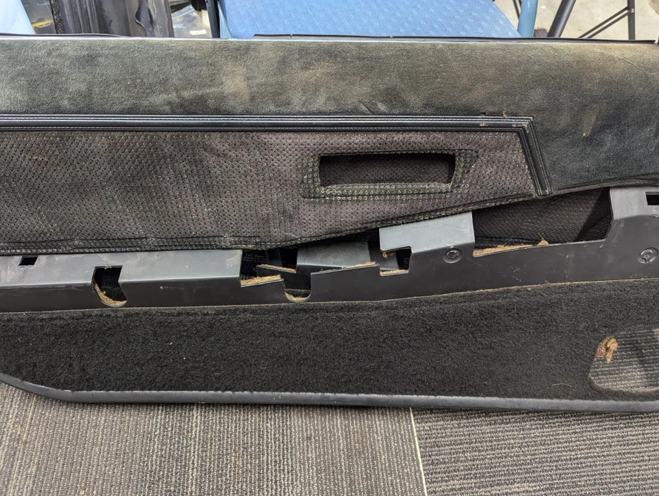 Dodge Daytona Turbo Z Chrysler Laser Black Door Panels - Image 3 of 4