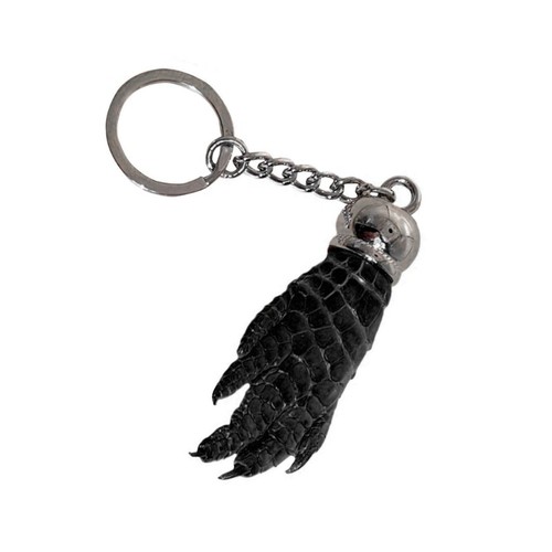 Unique Crocodiles Skin Claw Charm Keychain Unisex Keyring Wallet Pendant - Picture 11 of 11