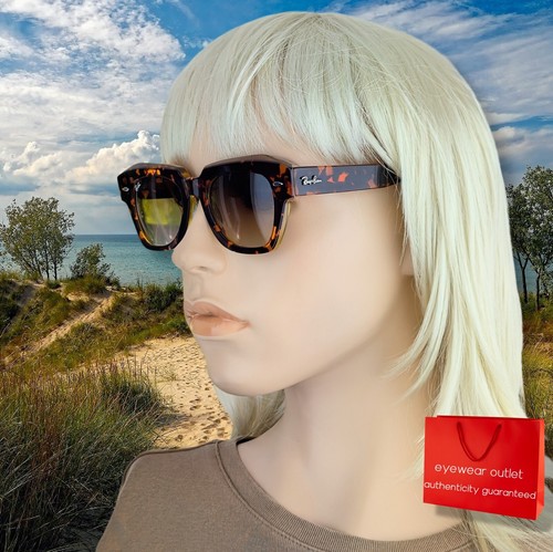 Gafas de sol para mujer Ray Ban State Street 2186 1324/BG Habana/rosa_marrón degradado - Imagen 3 de 4