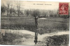 Old postcard Hétiocourt - Les Sources (172471)