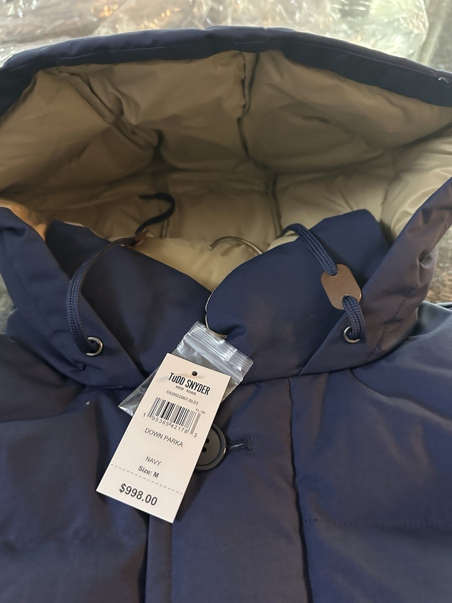 Todd Snyder Japanese Mid Down Parka Jacket Quilted Puffer Coat Sz