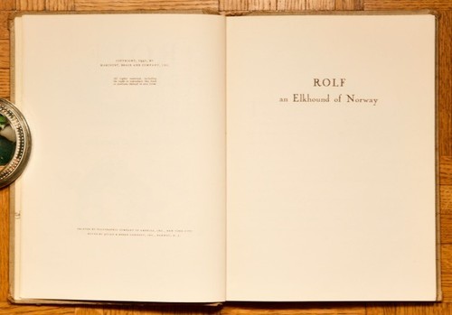 1941 1st HC; Rolf: An Elkhound of Norway by Margaret & Helen Lossing Johnson - Picture 7 of 18