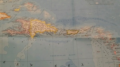 NATIONAL GEOGRAPHIC SUPPLEMENT FEBRUAR 1981 POSTER TOURIST ISLANDS WESTINDIES 23x34 - Bild 3 von 6