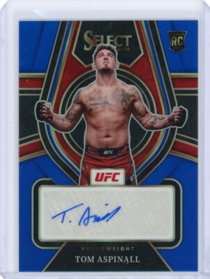 2022 Panini Select UFC Blue Prizm Rookie Autograph #RS-TAS Tom