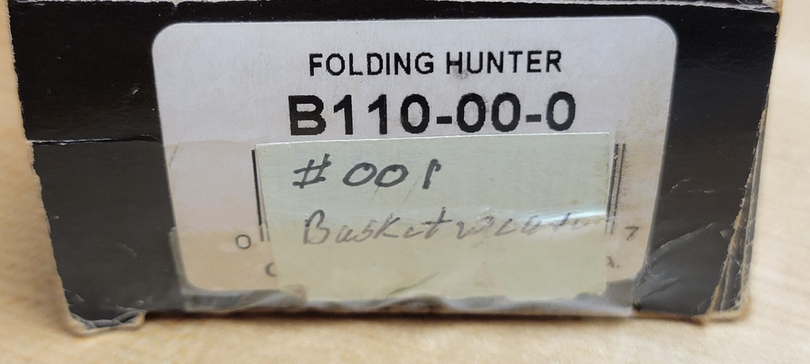 Hard to find Buck 110 Basket Weave, Number 001 of 400, New in Box eBay