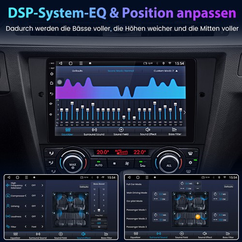 Carplay Autoradio Für BMW 3er E90 E91 E92 E93 Android 2+32GB NAVI GPS WIFI DAB+ - Bild 11 von 12
