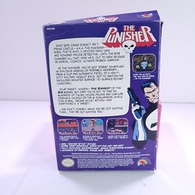 The Punisher (Nintendo Entertainment System, 1990) NES Authentic Box Cart Insert