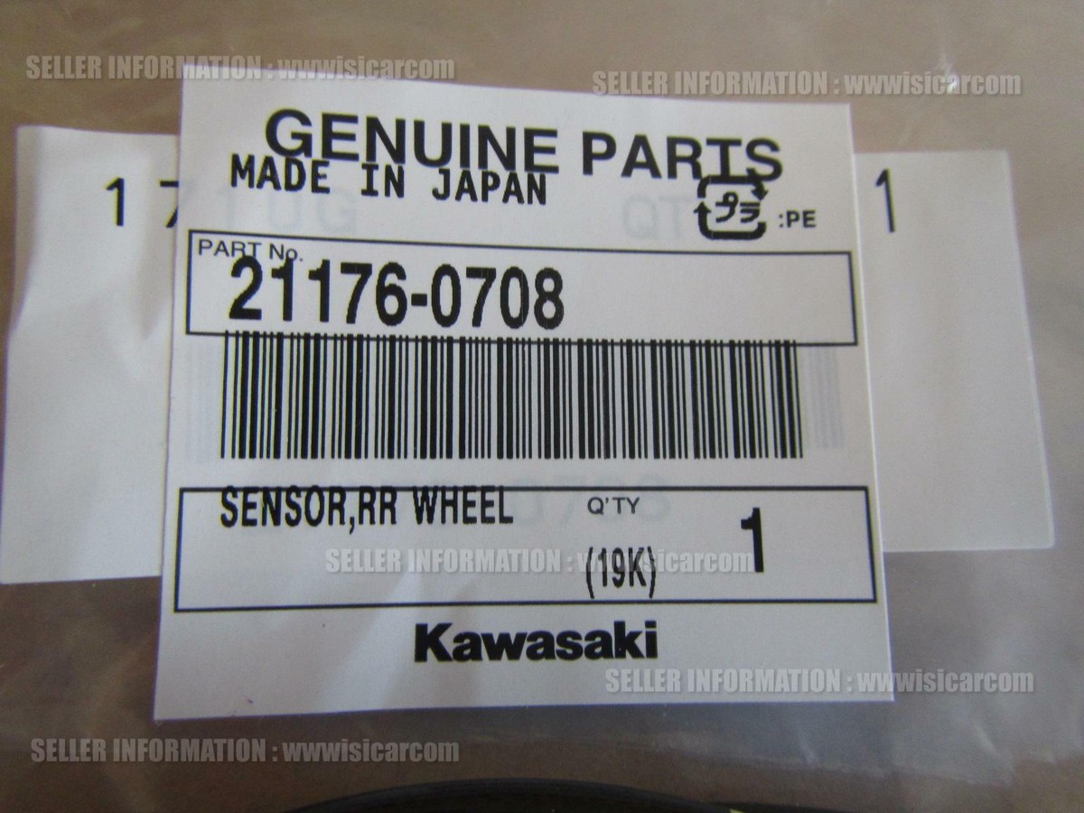 KAWASAKI NINJA ZX-10R 2011-2015 SENSOR RR WHEEL 21176-0708 abs
