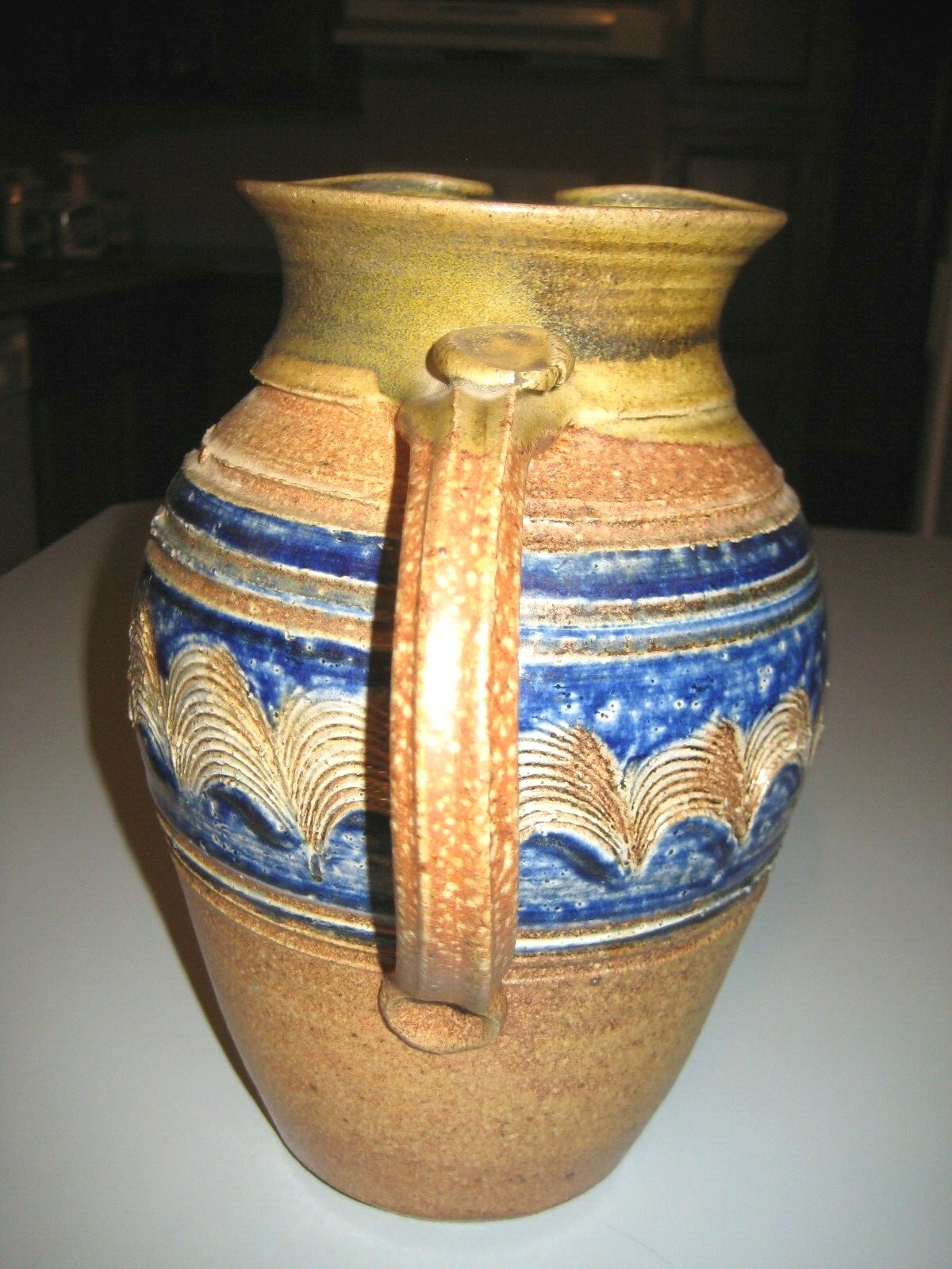 INDIANA POTTER / Solsberry pottery Large Water Pitcher Signed 1980 eBay